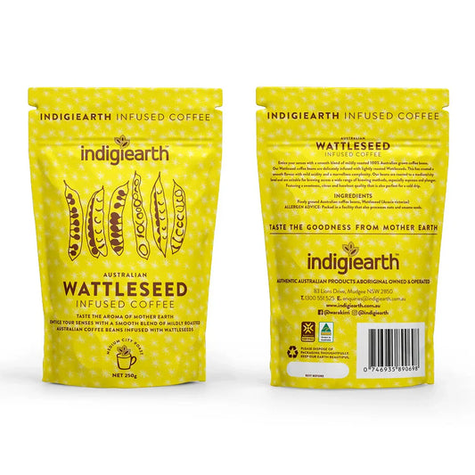 Indigiearth - Wattleseed Infused Coffee 250g