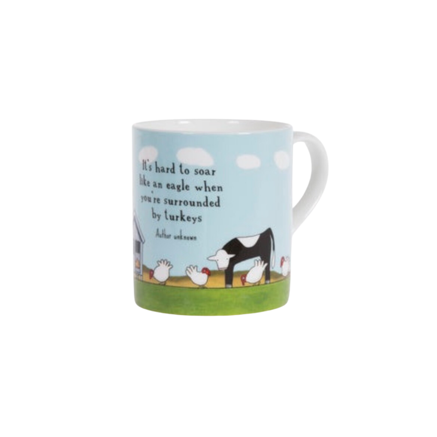 Red Tractor - Fine Bone China Mug (Small)