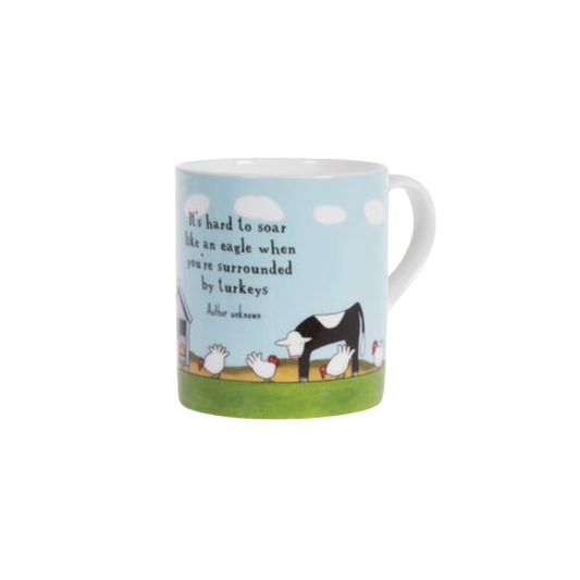 Red Tractor - Fine Bone China Mug (Small)