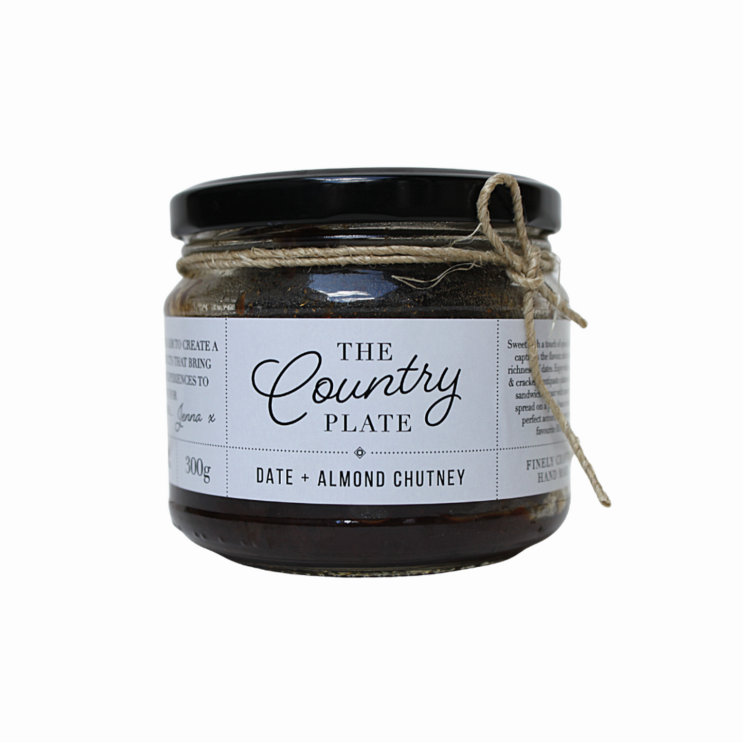 The Country Plate - Date + Almond Chutney 300g