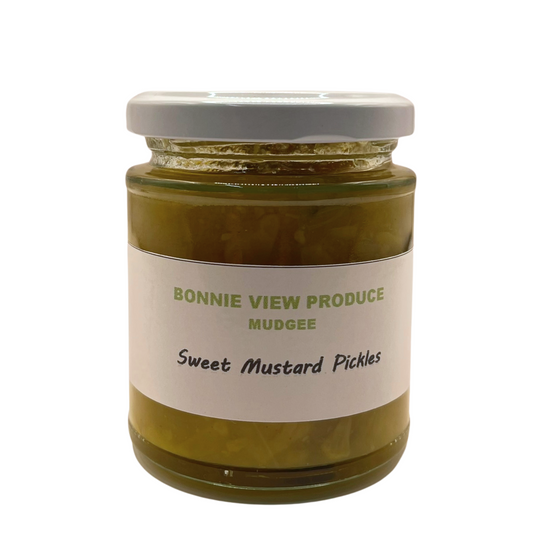 Bonnie View Produce - Sweet Mustard Pickles 190g