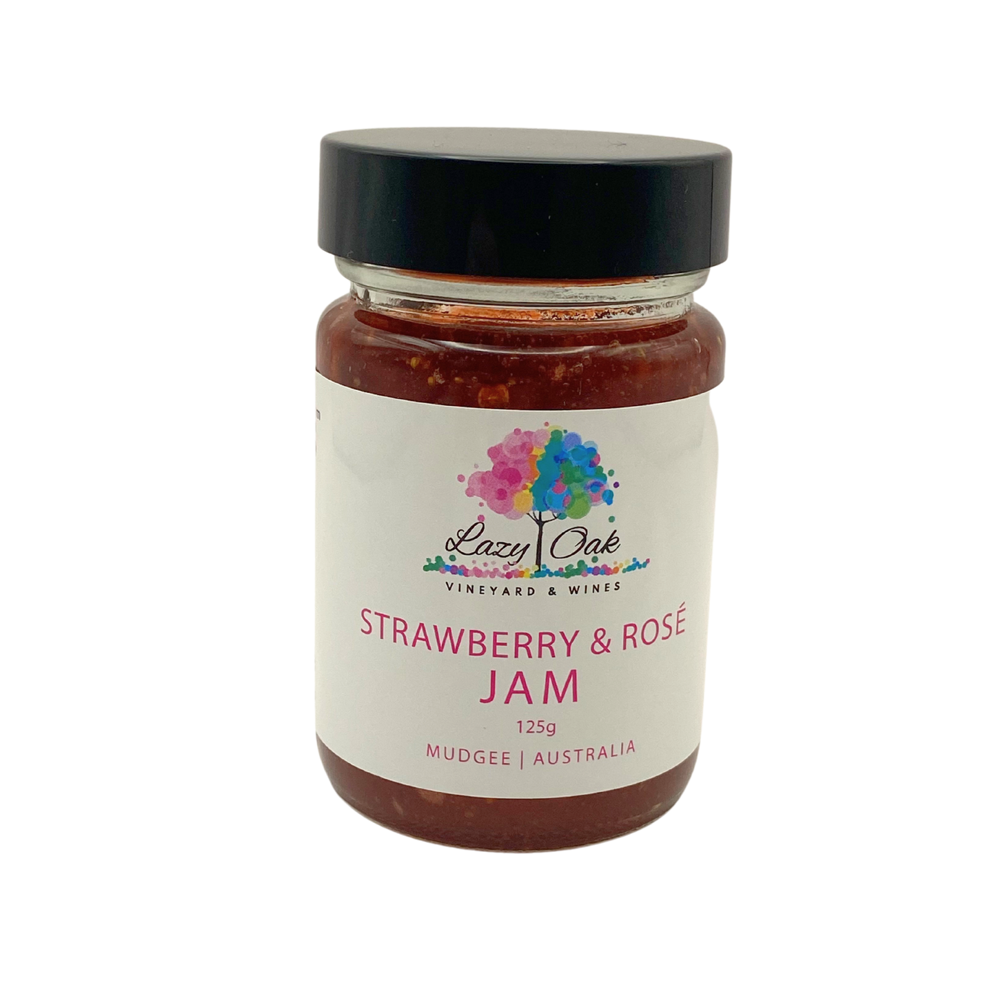 Lazy Oak - Strawberry & Rose Jam 125g