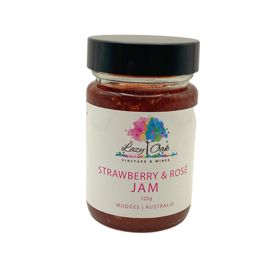Lazy Oak - Strawberry & Rose Jam 125g