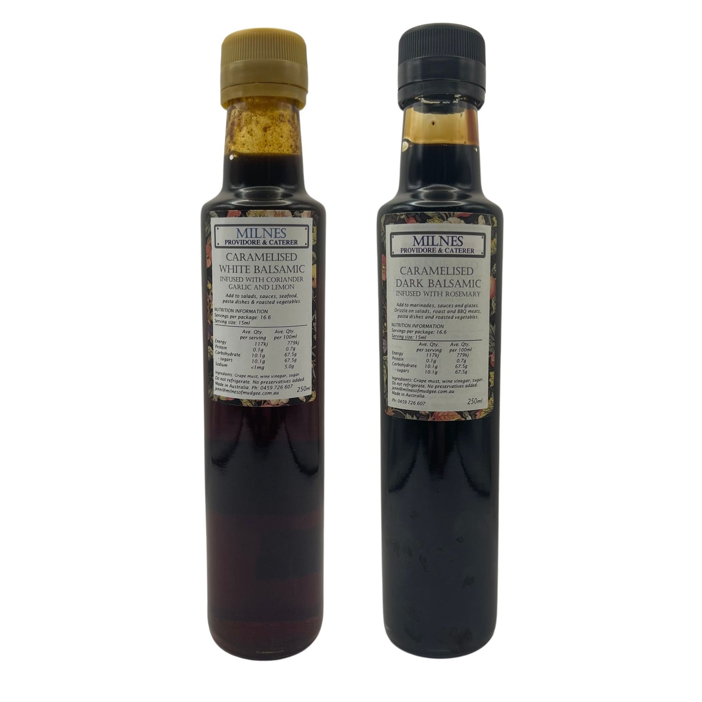 Milnes of Mudgee - Caramelised Balsamic Vinegars 250mL