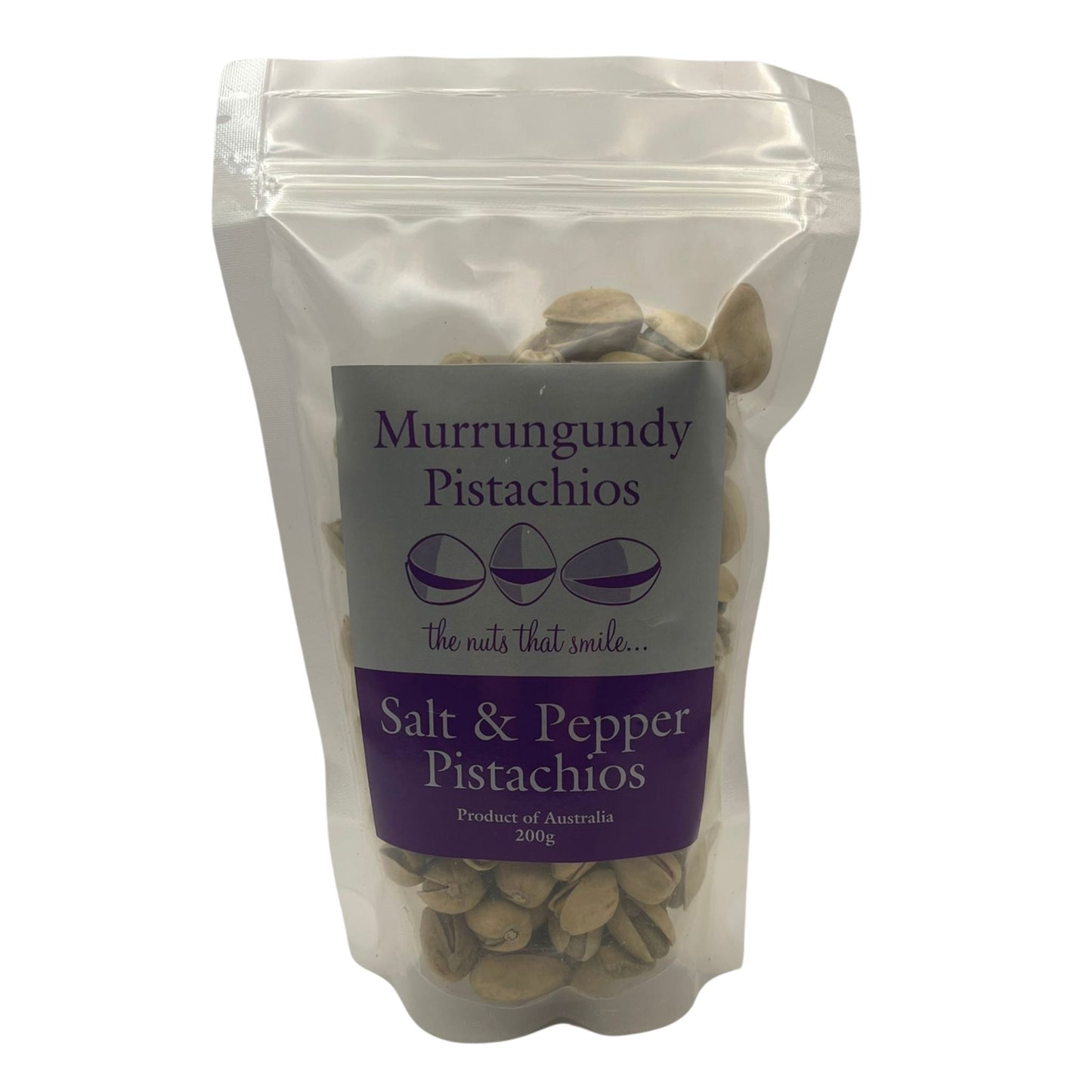 Murrungundy - Salt + Pepper Pistachios 200g