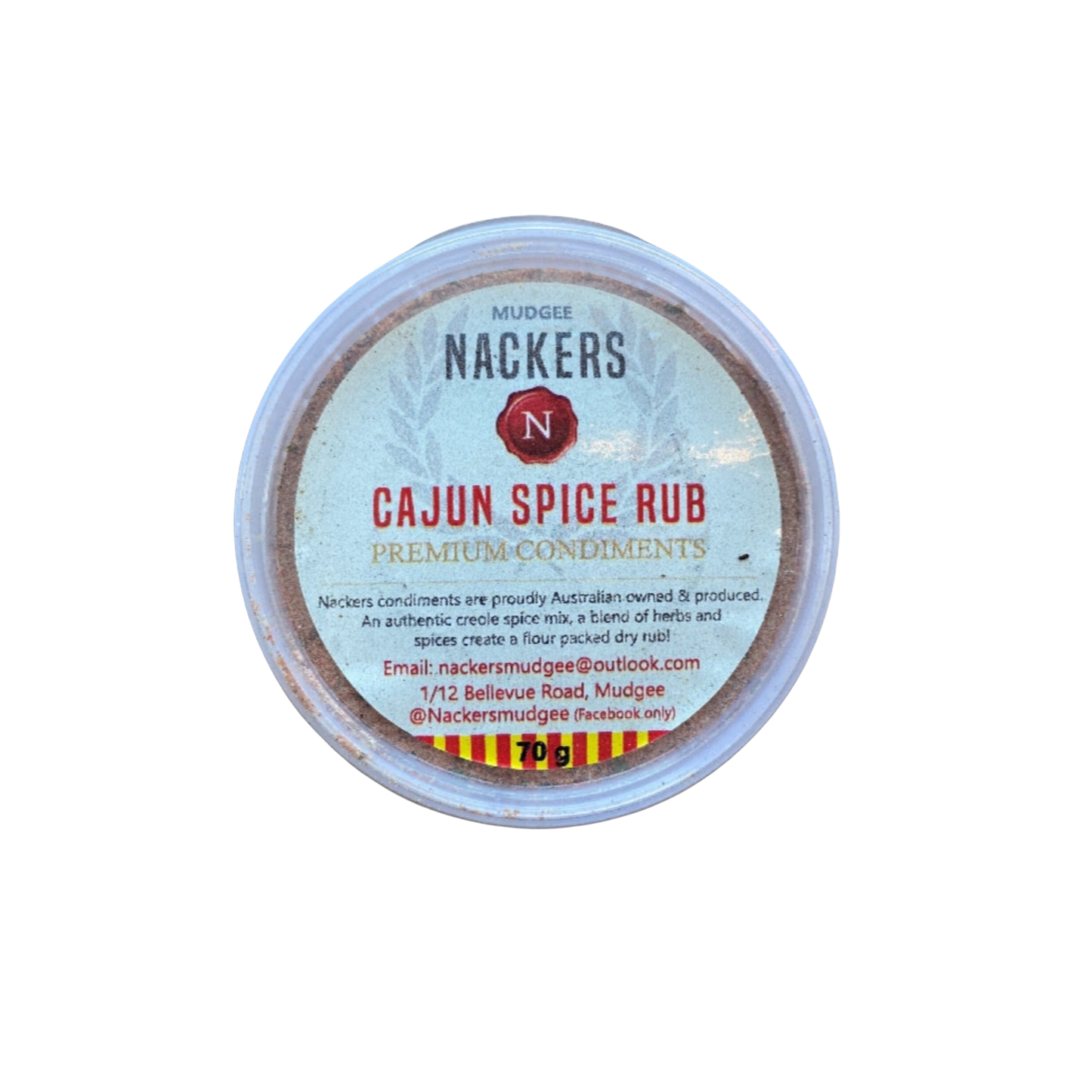 Nackers - Cajun Spice Rub 60g