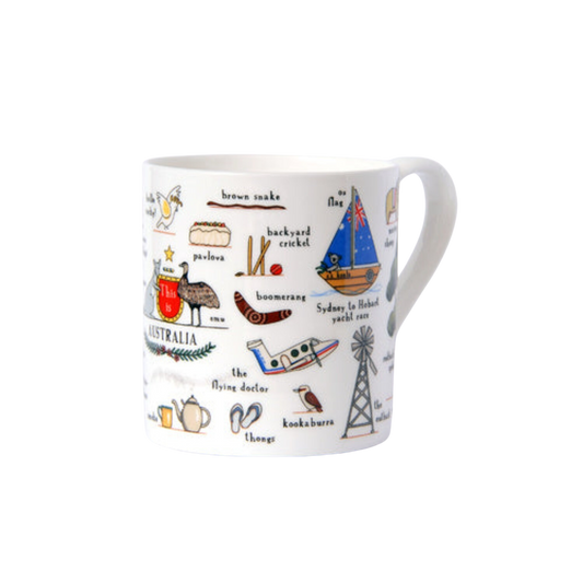 Red Tractor - Fine Bone China Mug (Large)